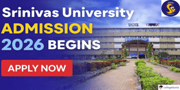Srinivas University Admission 2026 Begins Apply Now